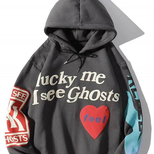 Lucky Me Sweatshirt, Kanye West Sweatshirt, Unisex Lucky Me I See Ghosts Hoodie