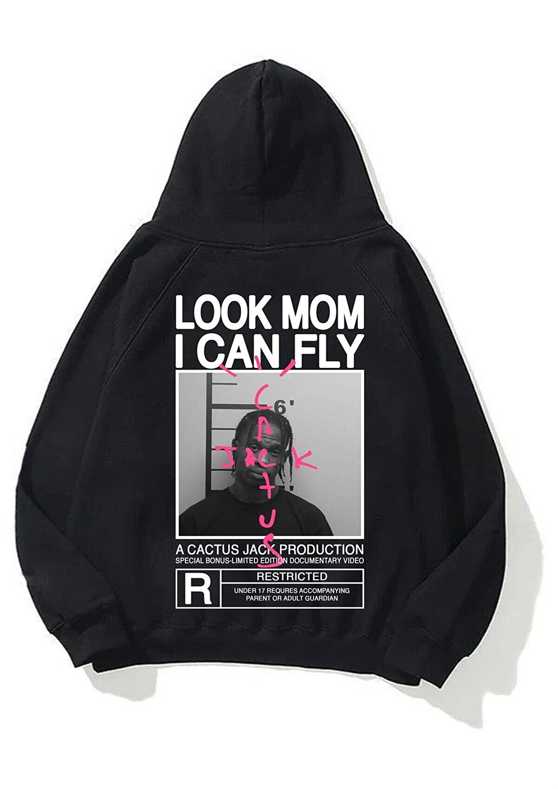 Look Mom I Can Fly Hoodie, Unisex Oversize Hoodie, Travis Scott ...