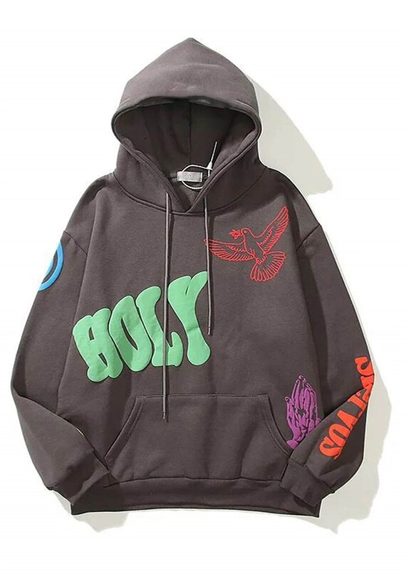 Holy Hoodie Unisex Oversize Hoodie 3D Puff Print Hoodie Trendy