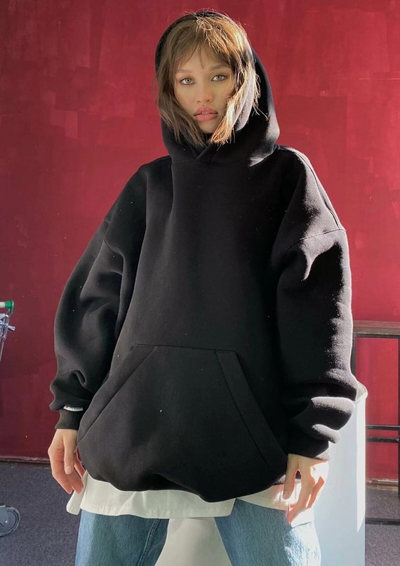 Hooded Padded Oversized Sweatshirt Women Sweatshirt Hoodie