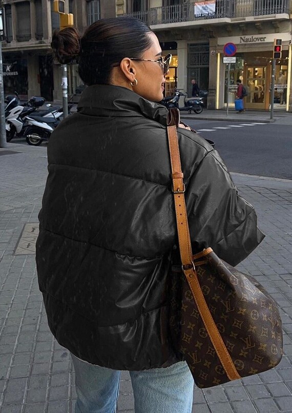 Louis Vuitton Monogram Accent Pillow Puffer Jacket