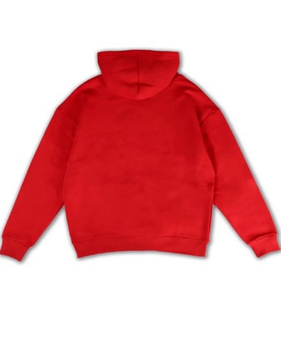 Sudadera hotsell roja oversize