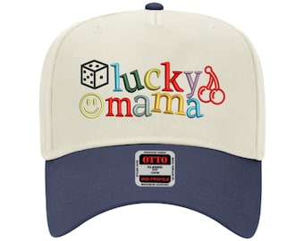 Broderidesign för Lucky Mama Puff – Hattbroderifil (digital nedladdning)