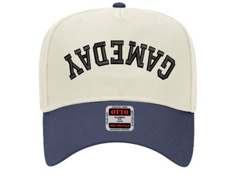 Gameday Puff Embroidery File for Hat- Gameday Puff Hat Designs - Hat Embroidery Designs
