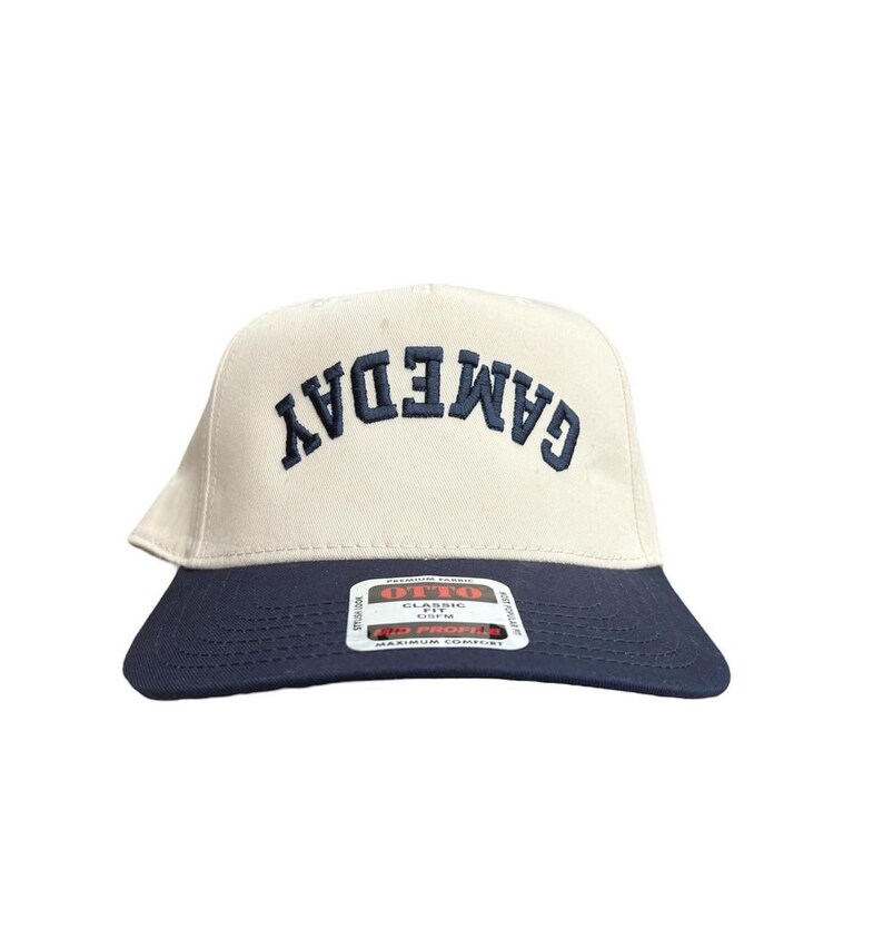 Embroidered Canvas Gameday Hat - Black