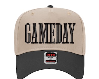Gameday Puff Big Embroidery File for Hat- Gameday Puff Hat Designs - Hat Embroidery Designs