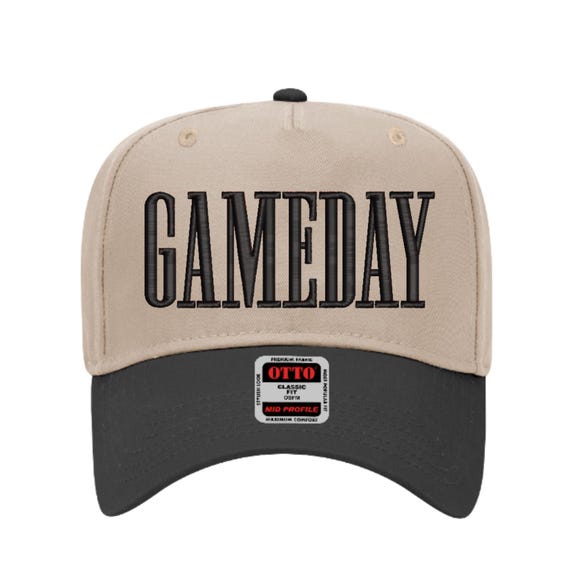 Gameday Puff Embroidery File for Hat (Digital Download)