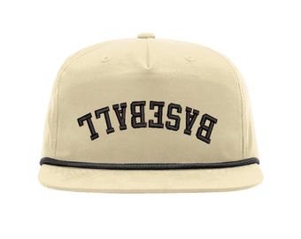 Baseball Hat Puff Embroidery Design - Upside Down (Digital Download)