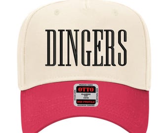 DINGERS Puff Embroidery File for Hat (Digital Download)