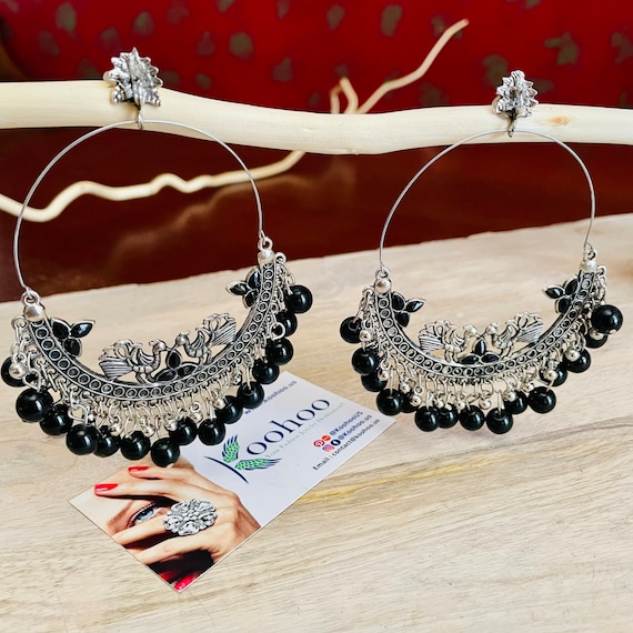 Best Seller Indian Oxidized Earrings Oxidized Chandbali