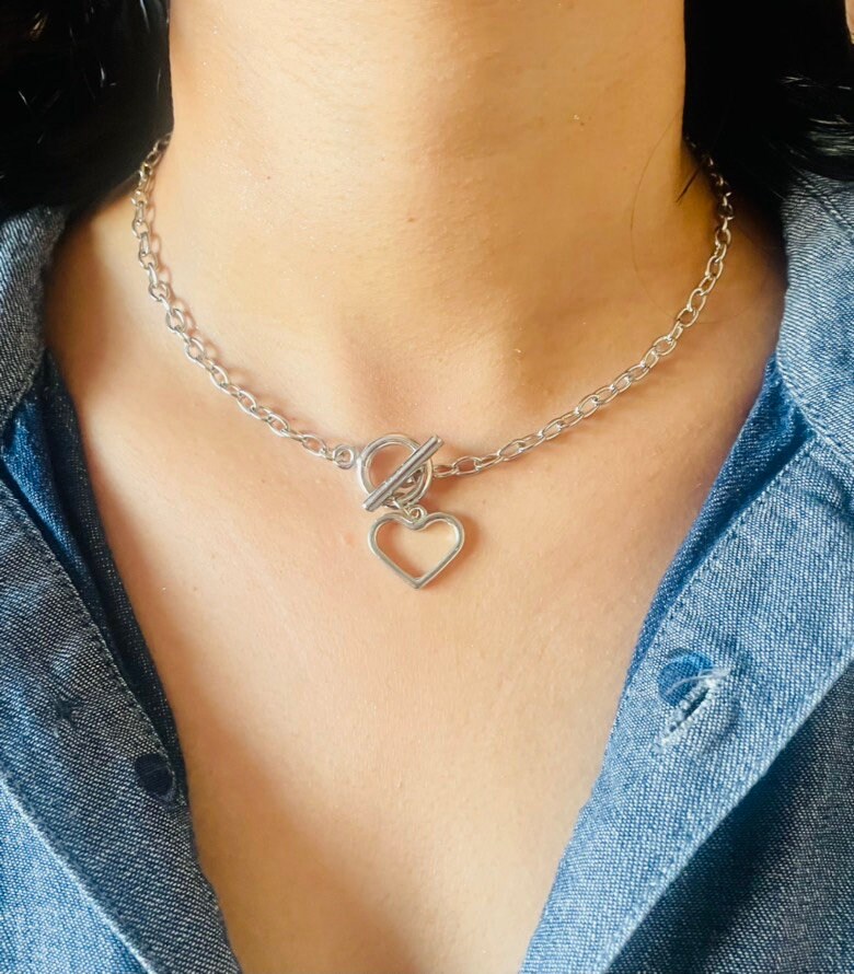 LOHME（ローム）の「【LOHME/ローム】Heart Double Chain Necklace/ハートダブルチェーンネックレス（ネックレス）」  - WEAR