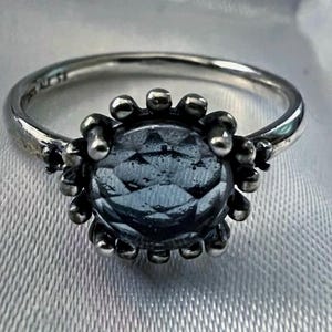 Pandora Retired Ring Midnight Star Rare Size 8.5 Authentic Guaranteed