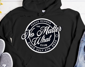 Custom Addiction Recovery Hoodie | Inspiring Sobriety | No Matter What Club