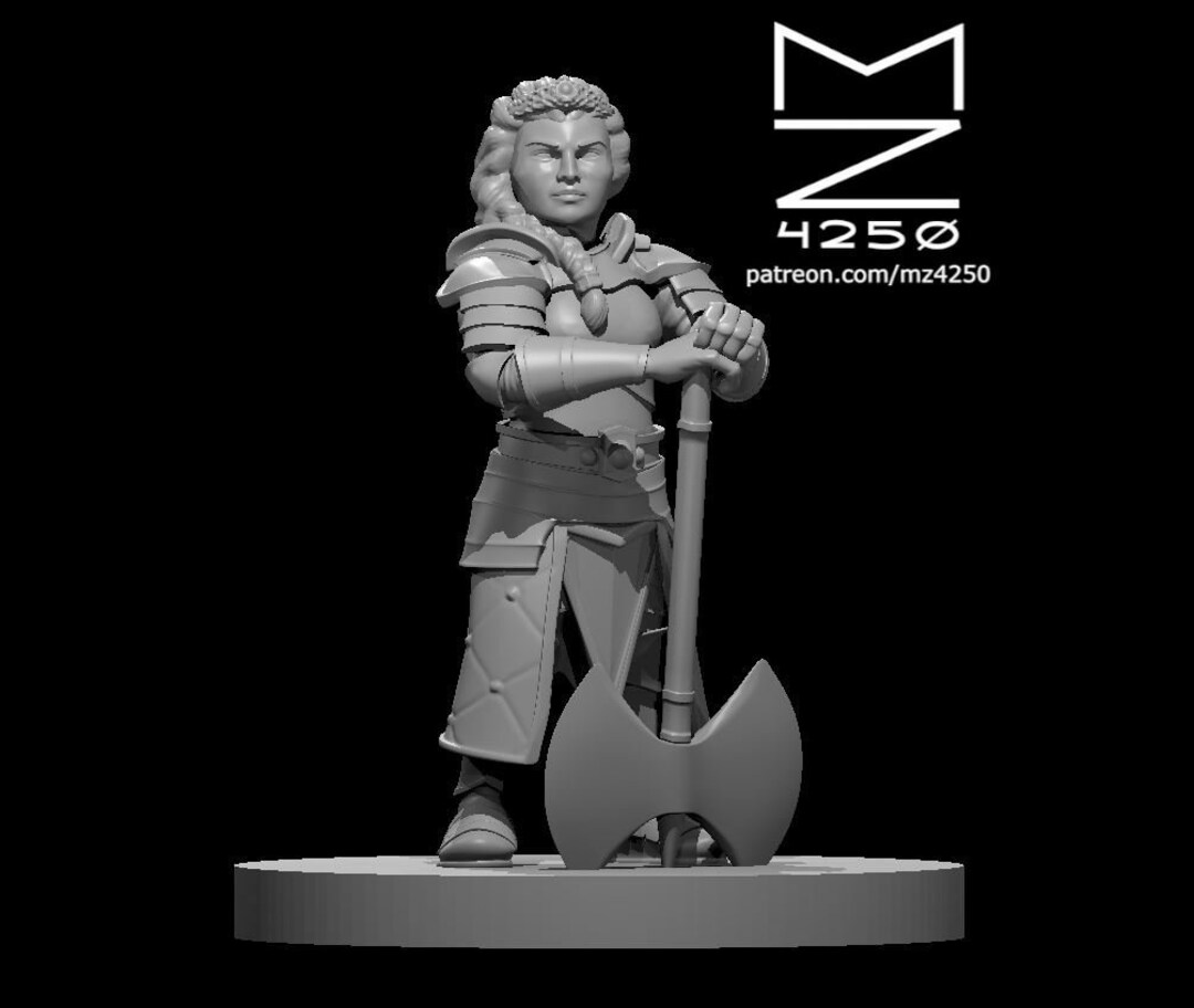 thumbnail image 2 of Dark Angels Painted 1 X NALILA GOLDHAMMER - DARK HEAVEN LEGENDS REAPER Miniature Jdr Rpg Dialga Niv X 2 of 12