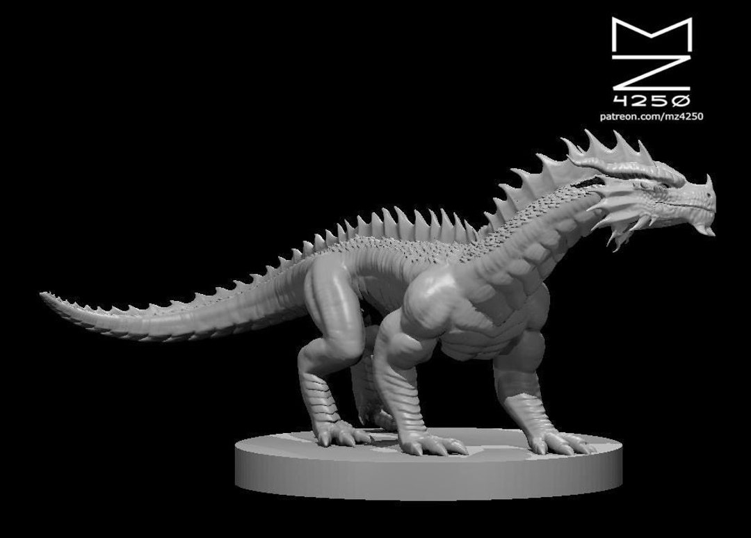 Red Guard Drake Mini Mz4250 D&D Pathfinder Fantasy RPG Tabletop