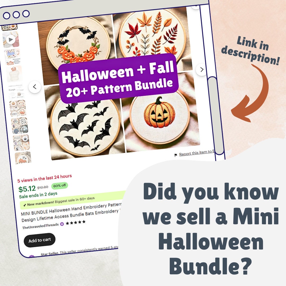 Fall Leaves Hand Embroidery Pattern: DIY Autumn Design (PDF Pattern) - Etsy