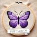 Butterfly Embroidery Pattern, Beginner DIY (PDF Pattern) - Etsy