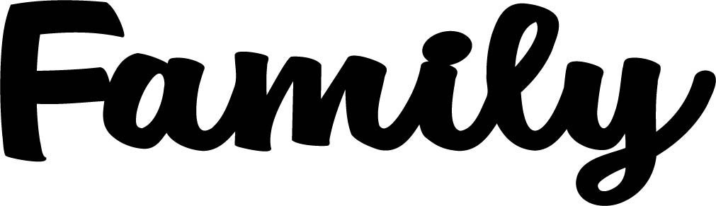 Family Word Wall Art DXF File Plasma Laser Cutting Artwork | Etsy