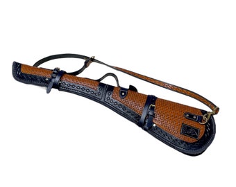 ヴィンテージ　銃剣・革カバー Western Rifle Scabbard - 16-20