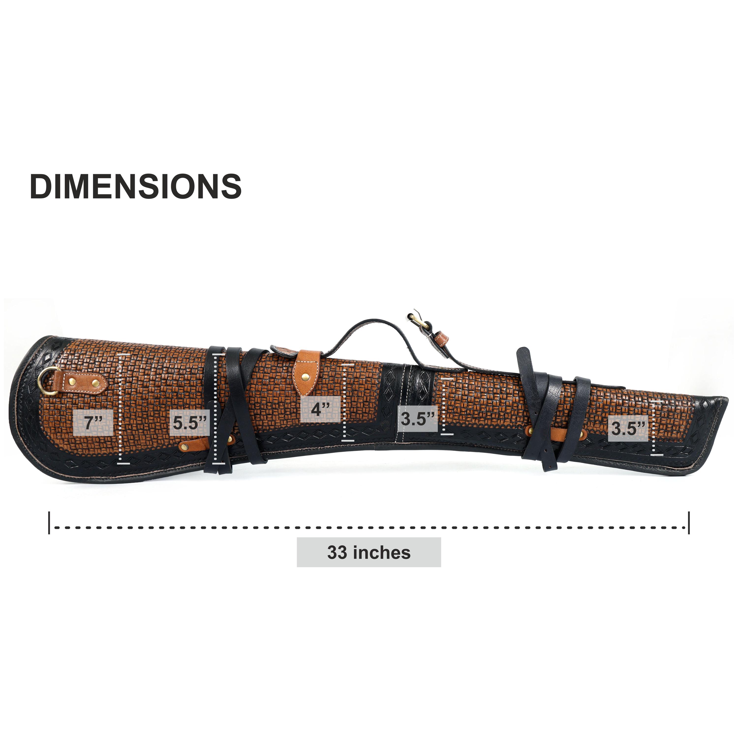 Western Scabbard For Lever Action Henry Rifle Winchester Model, Rossi - View #6