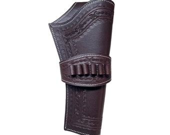 Fondina In Pelle Per Pistola Doppia - Stile Western Cowboy Per Cosplay - Foto 4