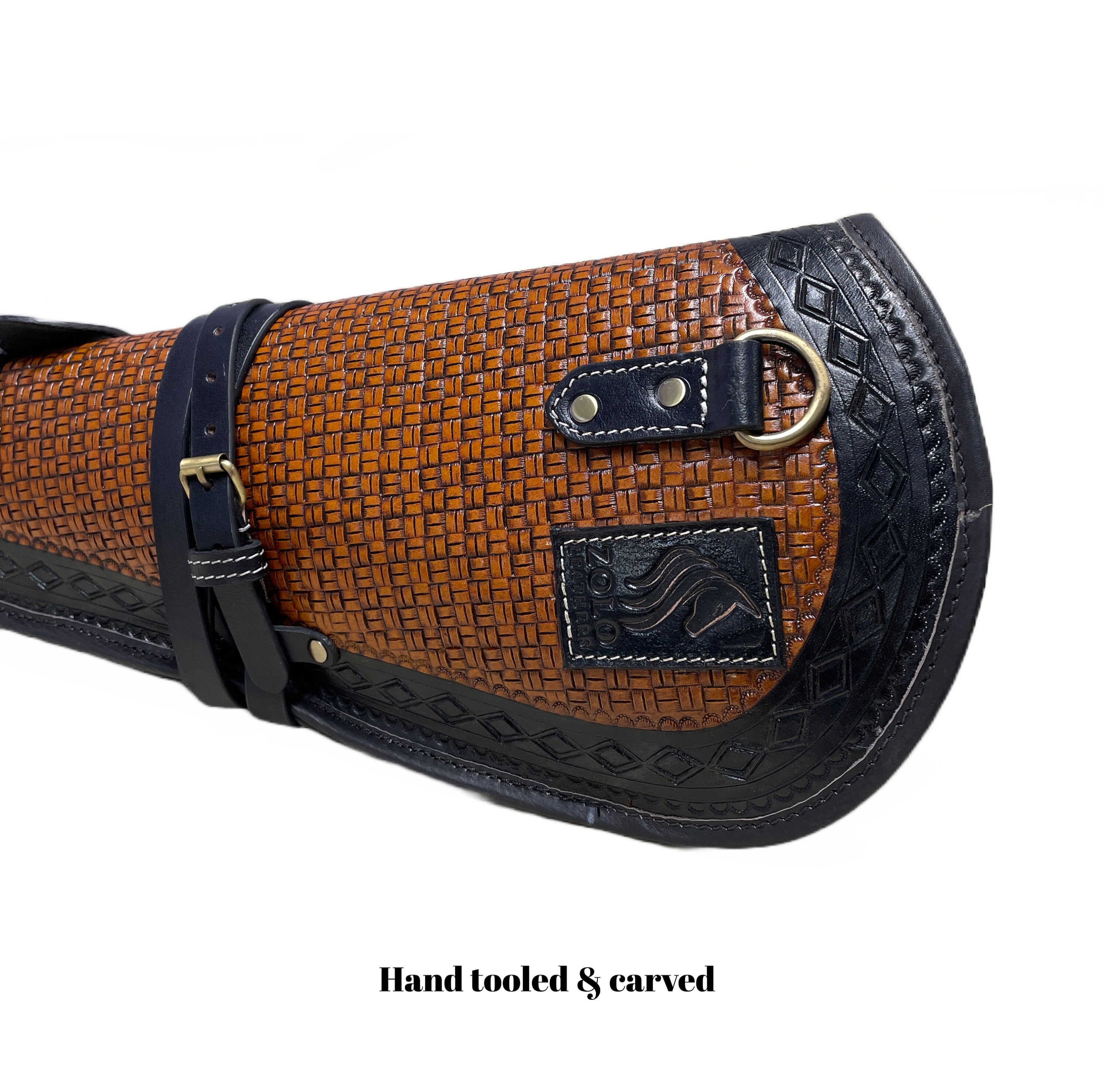 ヴィンテージ　銃剣・革カバー Amazon.com: Triple K 92700 927 Fringed Rifle Sleeve 53