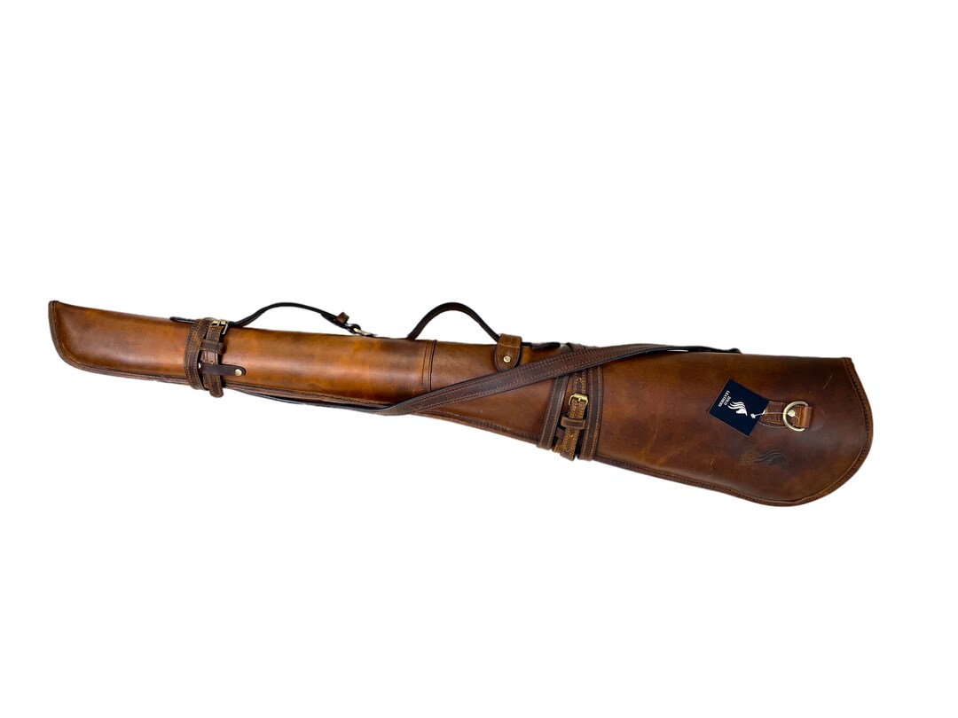 Fourreau De Fusil Western En Cuir Fabriqué à La Main - Style Cowboy - Sans Doublure - Occasion