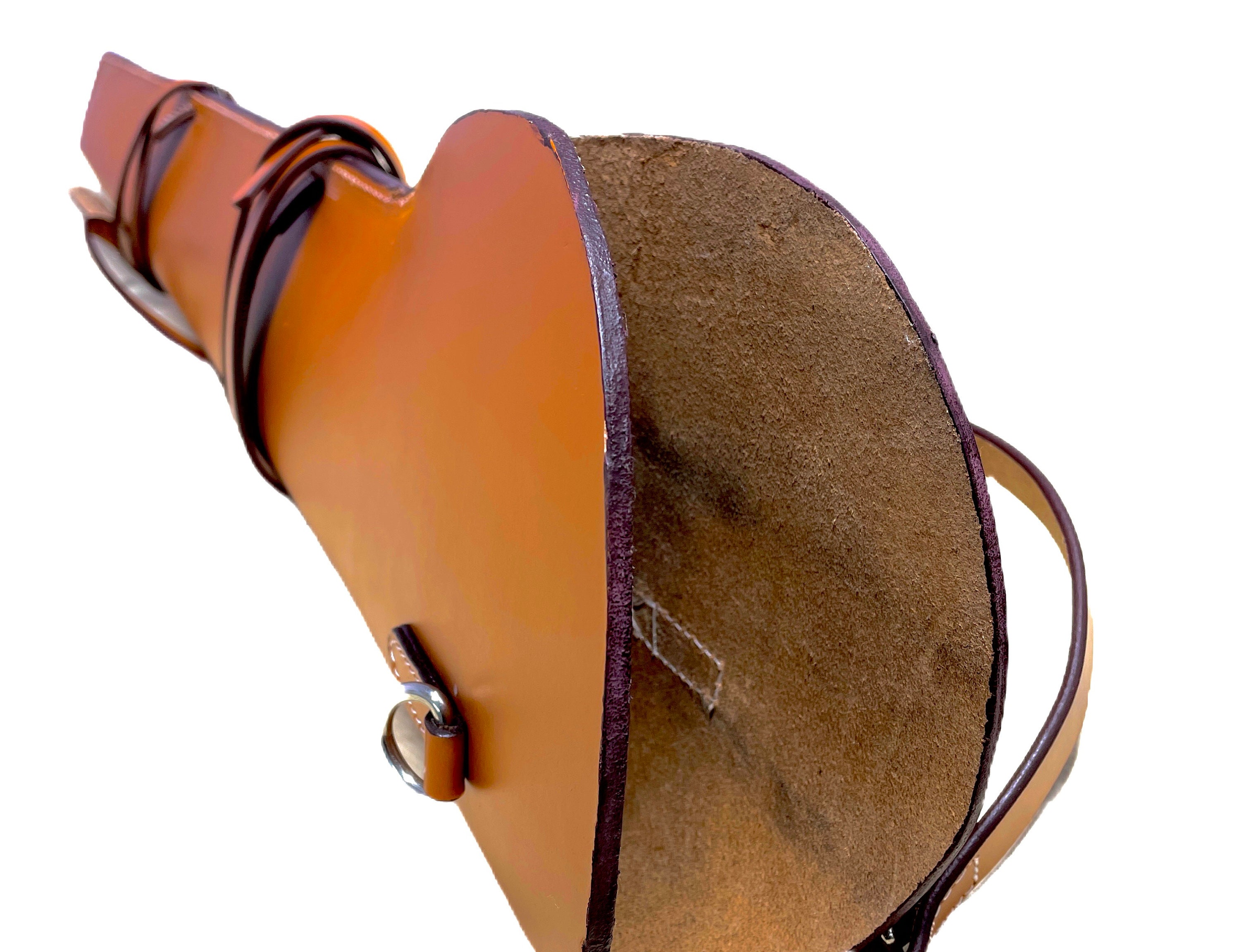 Leather Rifle Scabbard Liver Action Rifle Sling Handmade Western