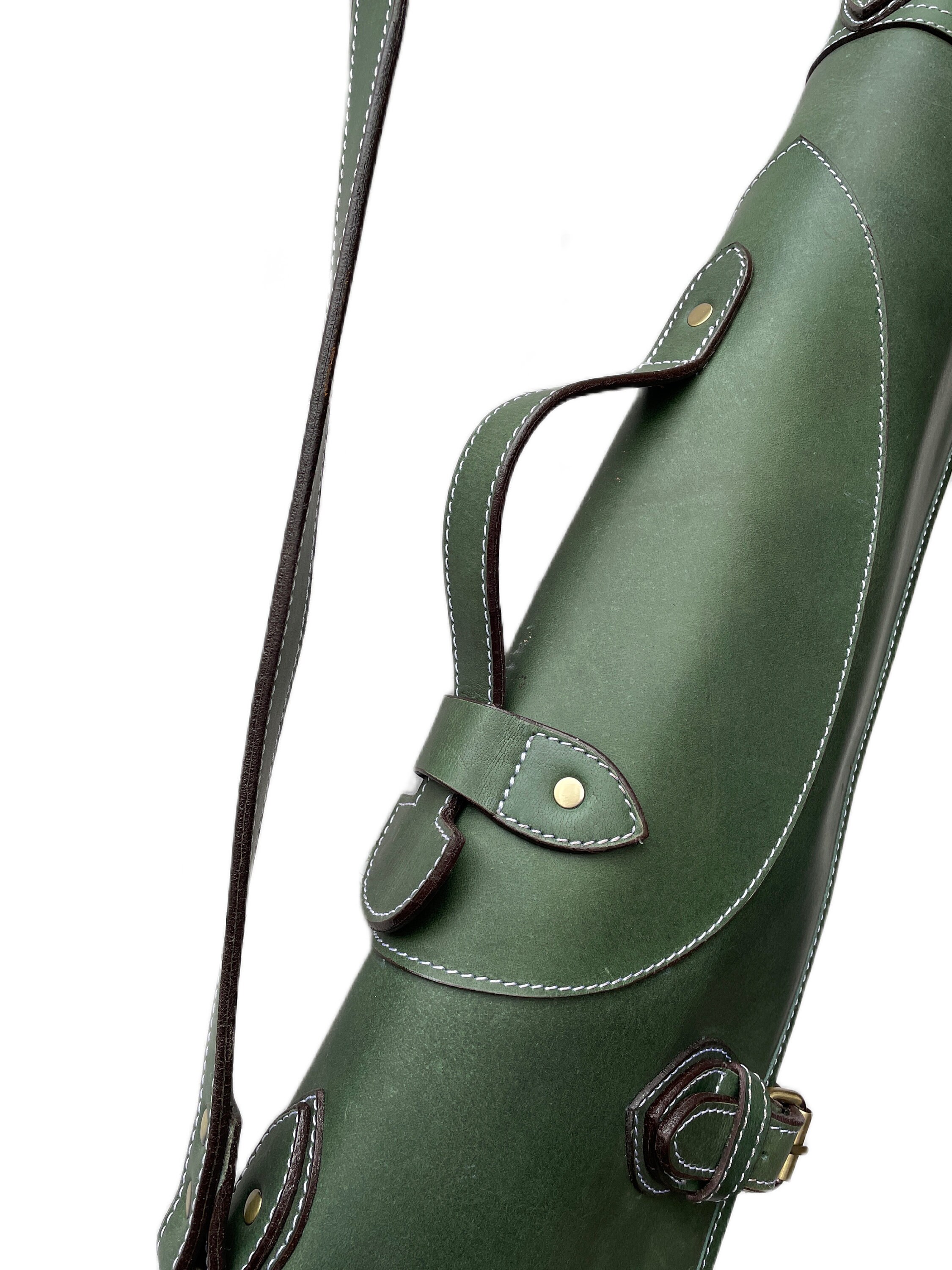 Western Rifle Scabbard 50 Inches Leather Shotgun Slip Case for Hunting ...