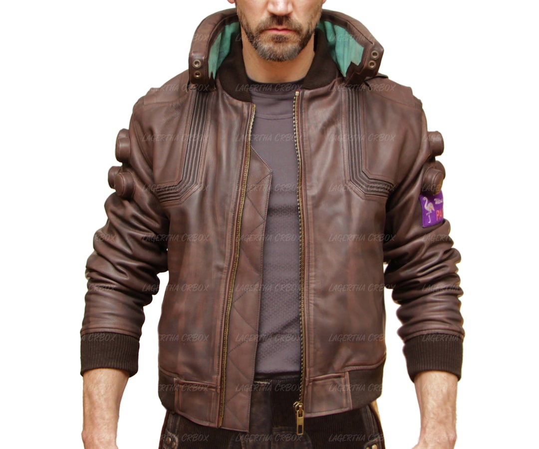 Cyberpunk 2077 samouraï veste hommes veste en cuir Cosplay Etsy Canada