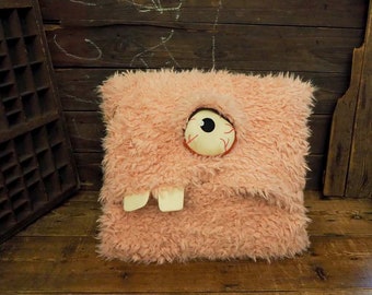 cuddly monster pillow SofaHeads by Zozoville incl. Inlay| pink pillow| Cool pillow for living room| sweet Pillow for children's room