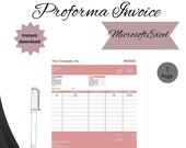 Invoice Editable Template, Printable Invoice, Payable Invoice, Professional Invoice, Receipt Invoice Template, Editable Order Form,