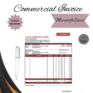 Invoice Editable Template, Printable Invoice, Payable Invoice, Professional Invoice, Receipt Invoice Template, Editable Order Form,