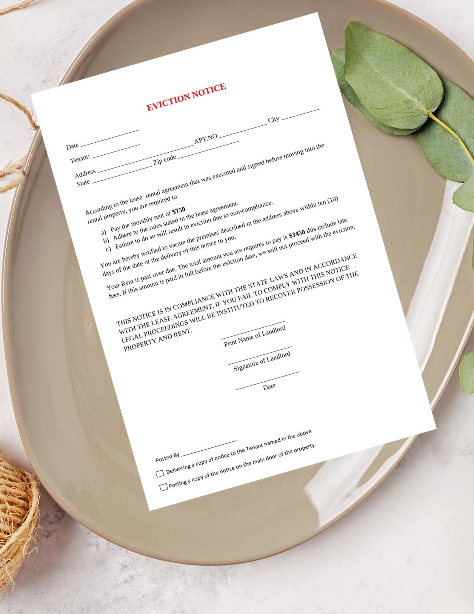 eviction-notice-notice-to-vacate-etsy-uk
