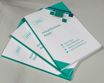 Annual Repot Template, Business Brochure, Printable Business Brochure, Brochure template, PowerPoint template, Presentation template