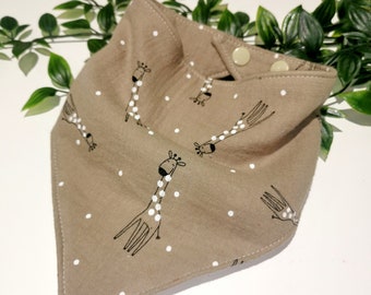 Giraffe Print Bandana Dribble Bib