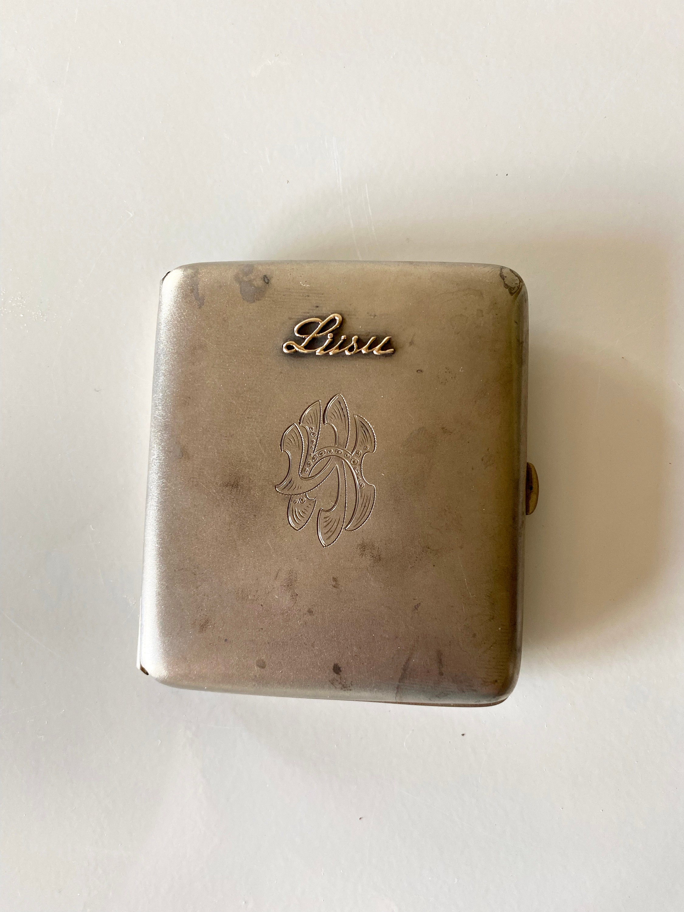 Vintage Sterling Silver Cigarette Case, 1920s Hallmarks, Silver Pocket  Case, Silver Jewellery Case, Solid Silver Case 
