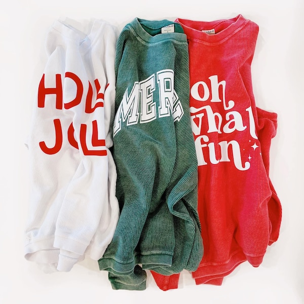 Corded Sweatshirt Etsy