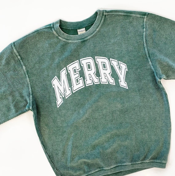 Corded christmas sweatshirt sale