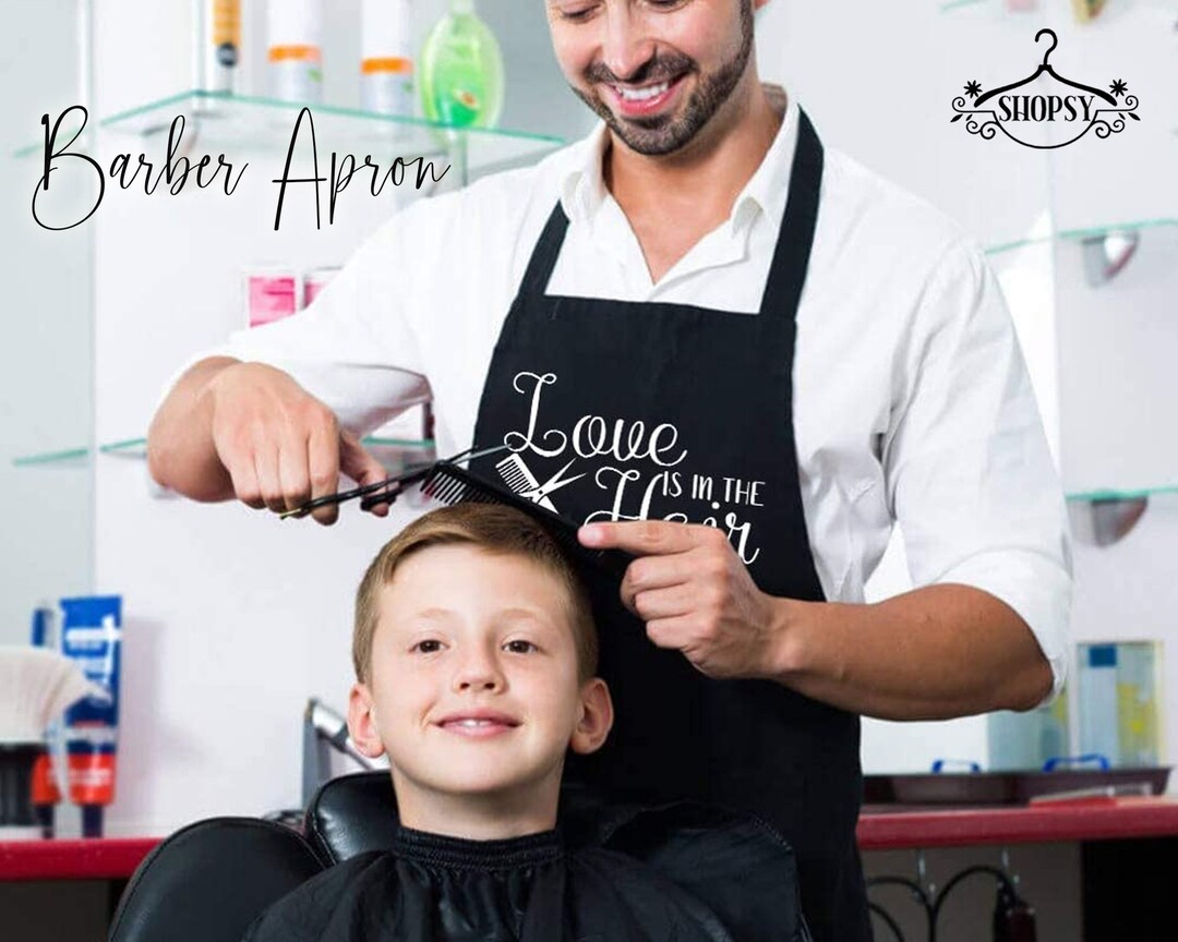 Hair Stylist Apron, Personalized Hairdresser Apron, Custom Hair Salon