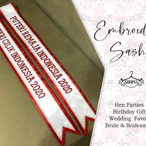 Custom Rodeo Queen Sash Etsy