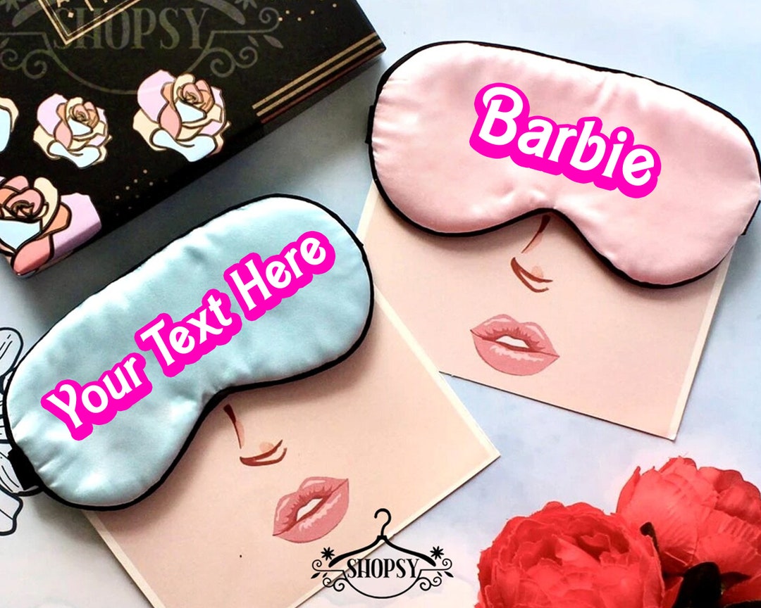 Barbie Sleep Mask Custom President Barbie Sleep Eye Mask Barbie Silk
