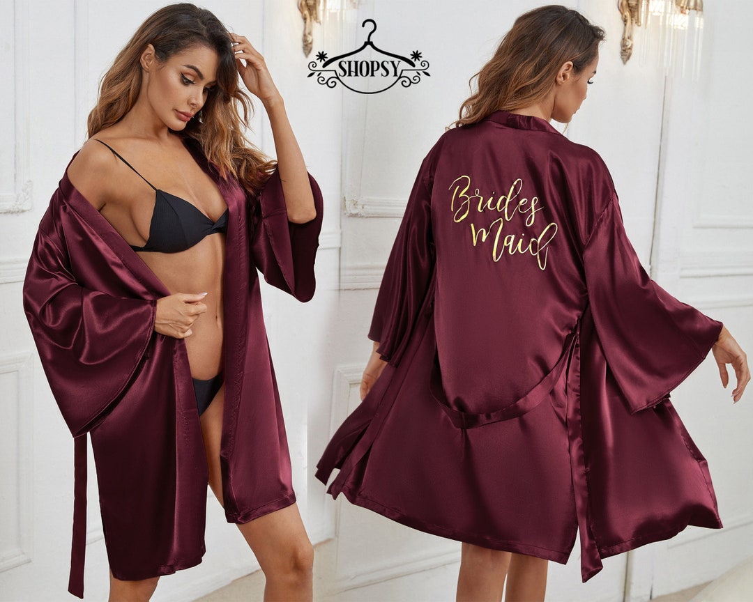 Custom Bridal Robe Customize Robes Personalized Robes Custom Etsy
