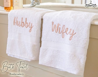 Bath Sheet Embroidery - Etsy