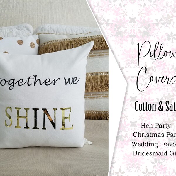 Personalized Pillow - Custom Pillow Case - Throw Pillow - - Home Décor, Christmas, Housewarming Gifts Customize Pillow, Personalised Pillow