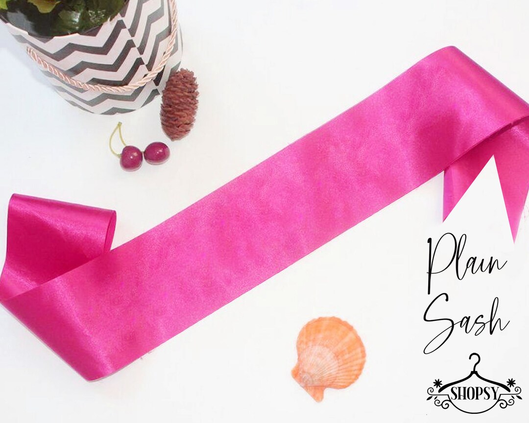 Plain Blank Sashes 10, 25, 50 & 100 Packs Plain Sash Blank Sash Ribbon