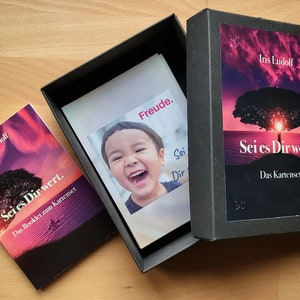 Orakelkarten: "Sei es Dir wert". Kartendeck mit 44 Karten mit Begleitbuch