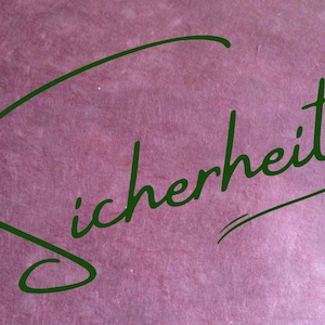 Postkarte: Sicherheit (Bedürfnisse)