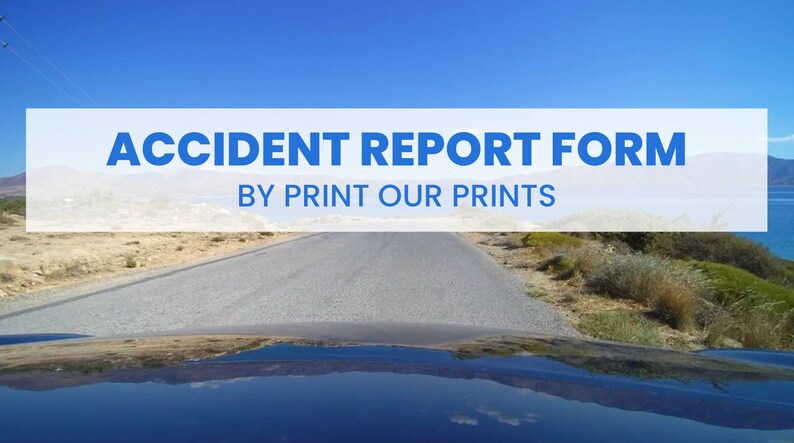 Auto Accident Report Form PDF Format Printable Car Accident Report Form ...