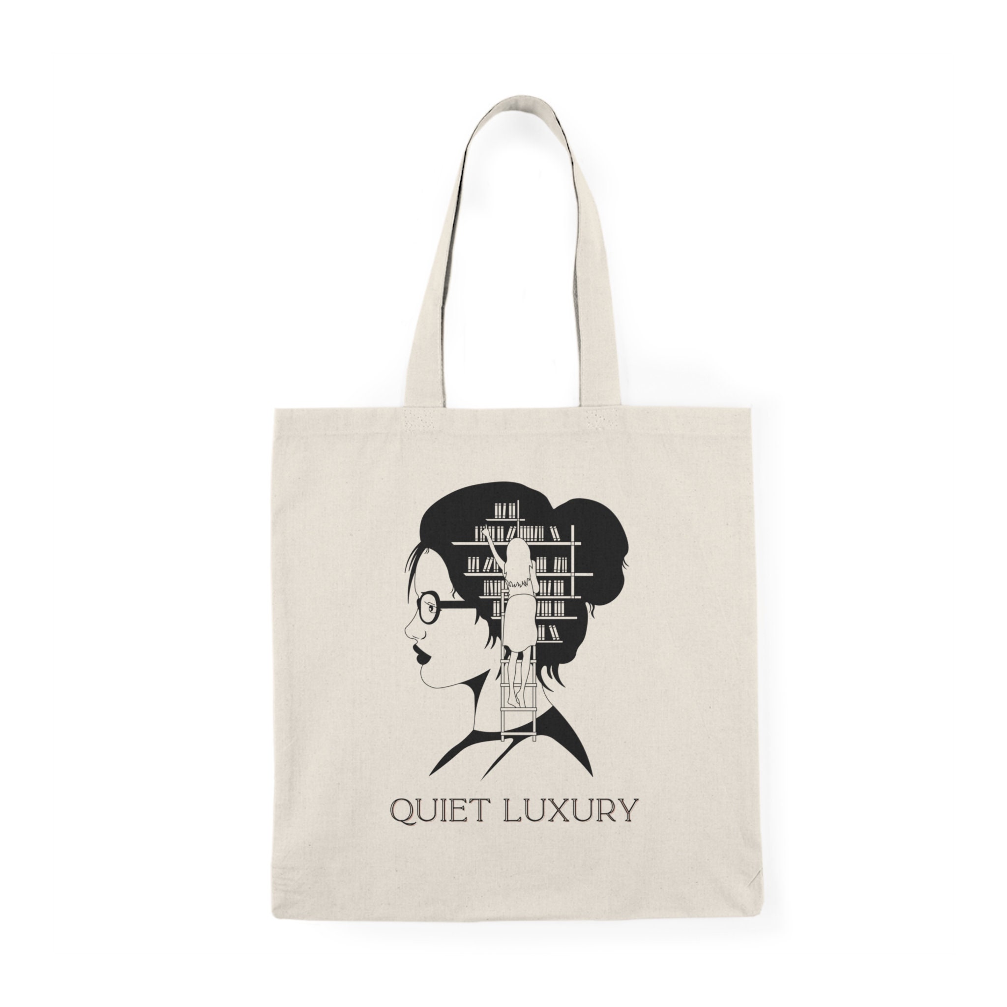 quiet luxury tote bag